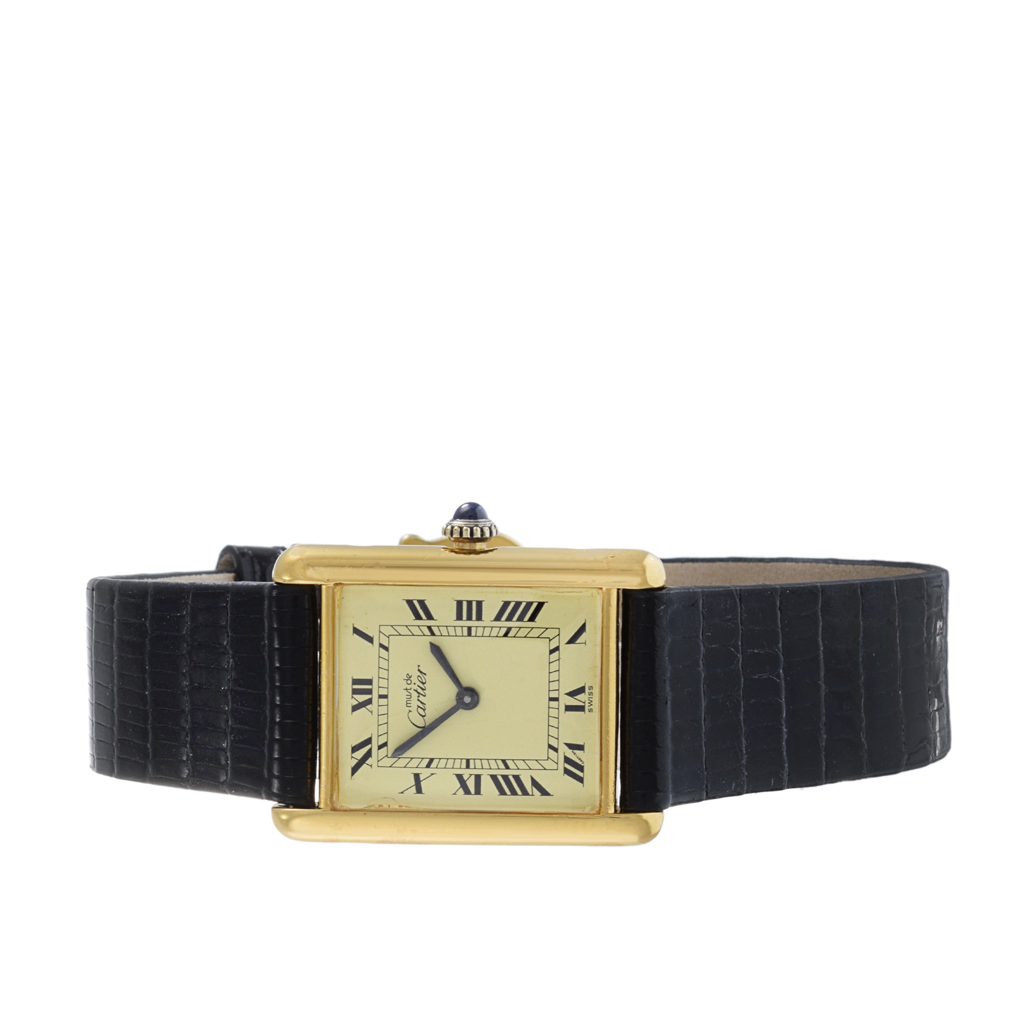 Cartier Must de Cartier Vermeil Tank Watch Manual Wind