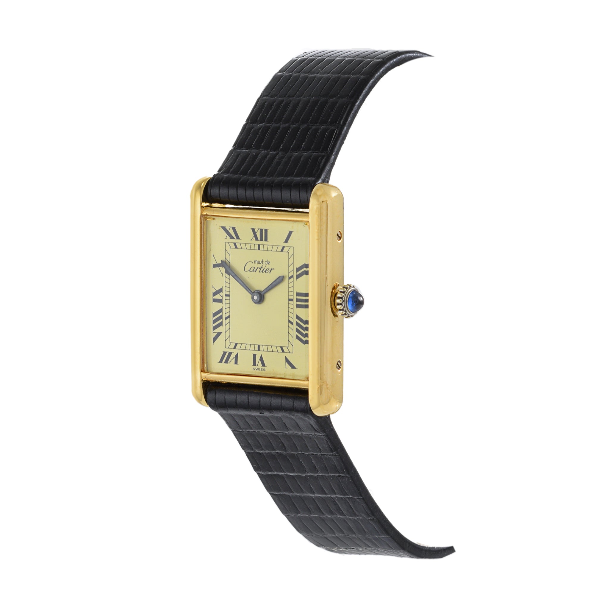 Cartier Must de Cartier Vermeil Tank Watch Manual Wind