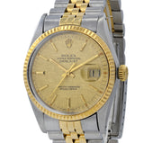 Rolex Datejust Reference 16013 36MM 1984 Manufacture Rare Linen Dial