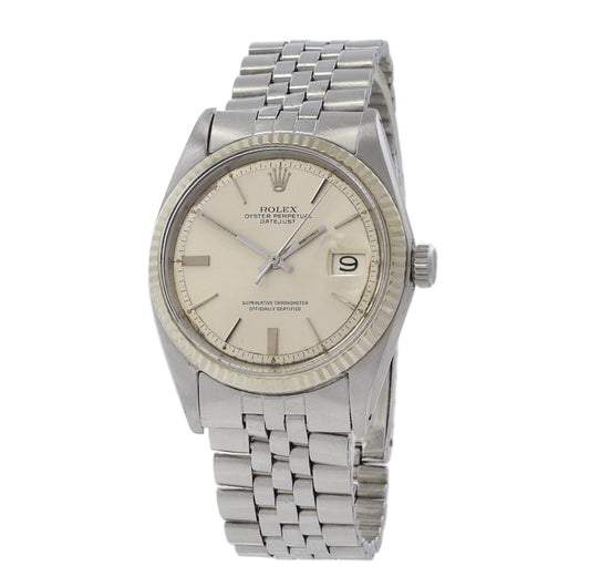 Rolex Datejust Reference 1601 1967 Manufacture Steel and 18K White Gold