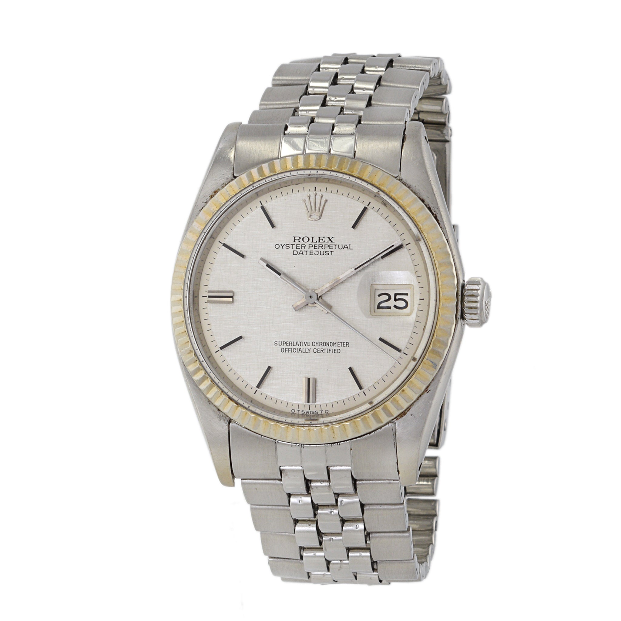 Rolex Datejust Reference 1601 Linen Sigma Dial 1971 Manufacture