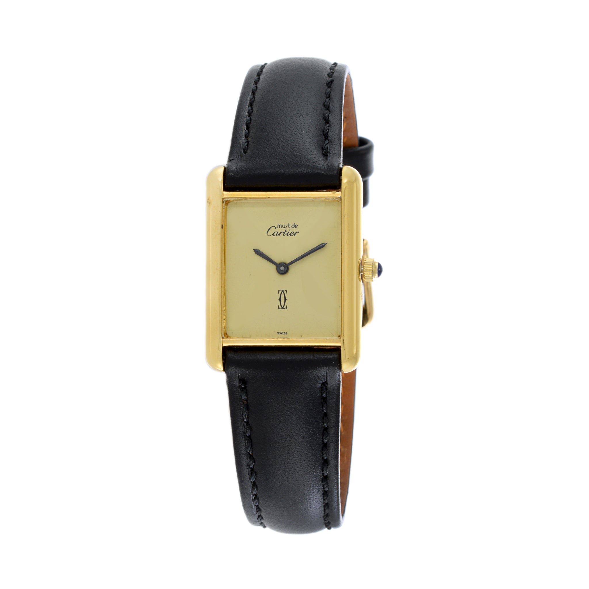 Cartier Must de Cartier Vermeil Tank Watch Manual Wind