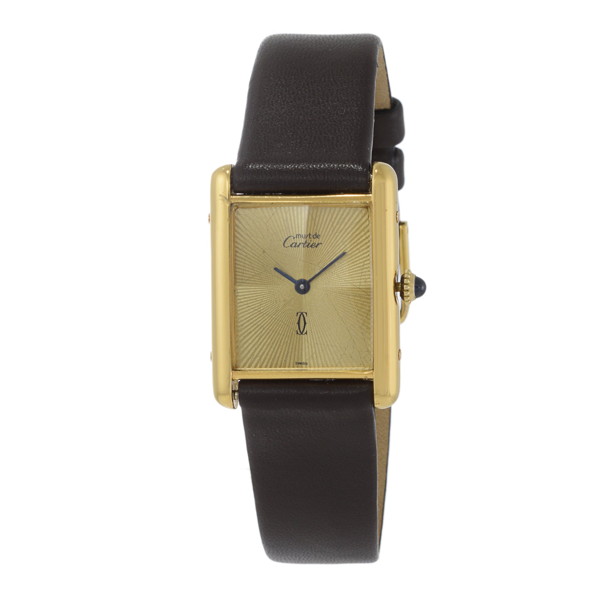 Vintage 1970's-1980's Mechanical Must de Cartier Paris Watch