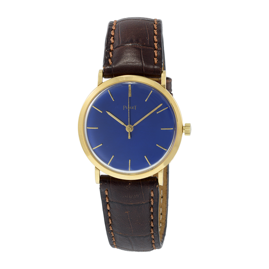 Vintage 1960's Rare Blue Enamel Dial Piaget