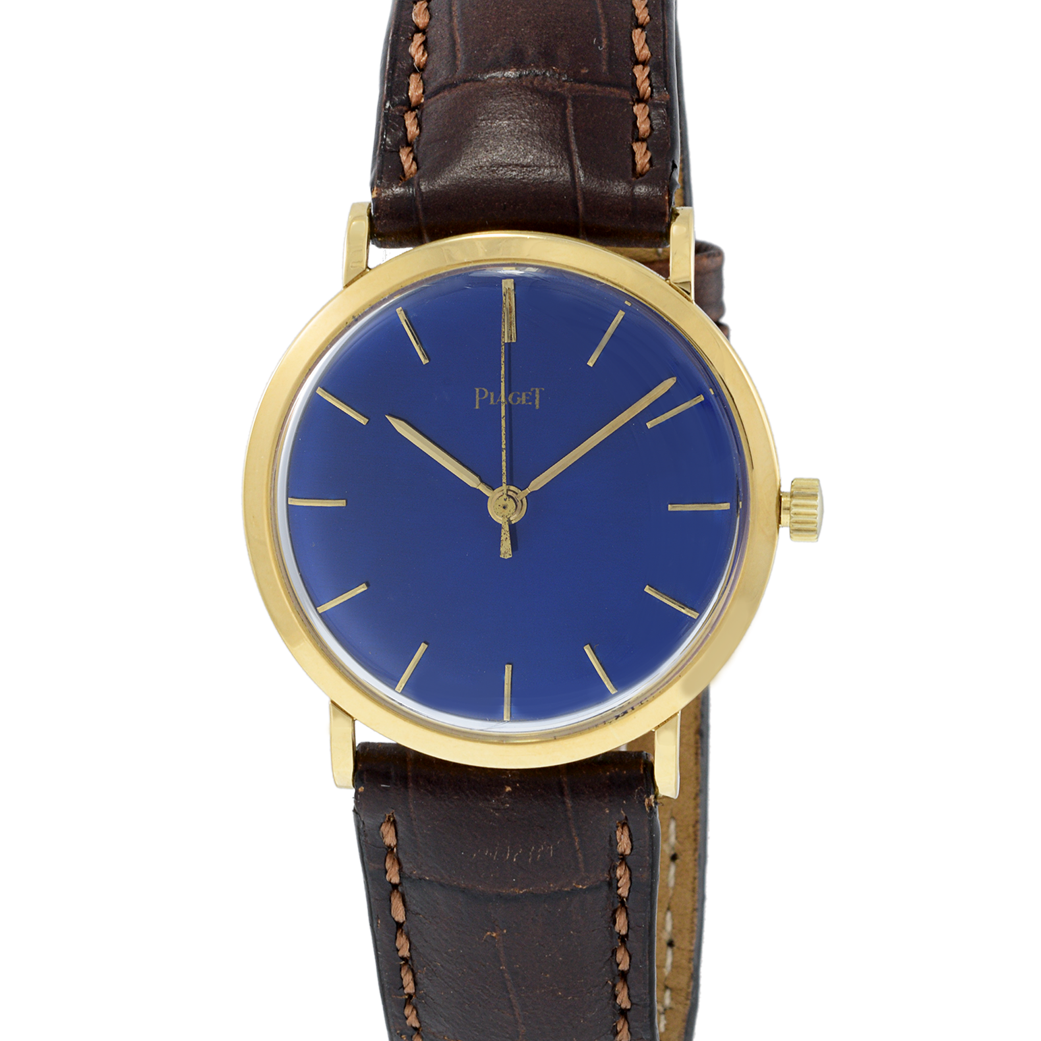 Vintage 1960's Rare Blue Enamel Dial Piaget