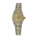 Vintage 1976 Rolex Oyster Perpetual 26mm 6917 Two-Tone Watch