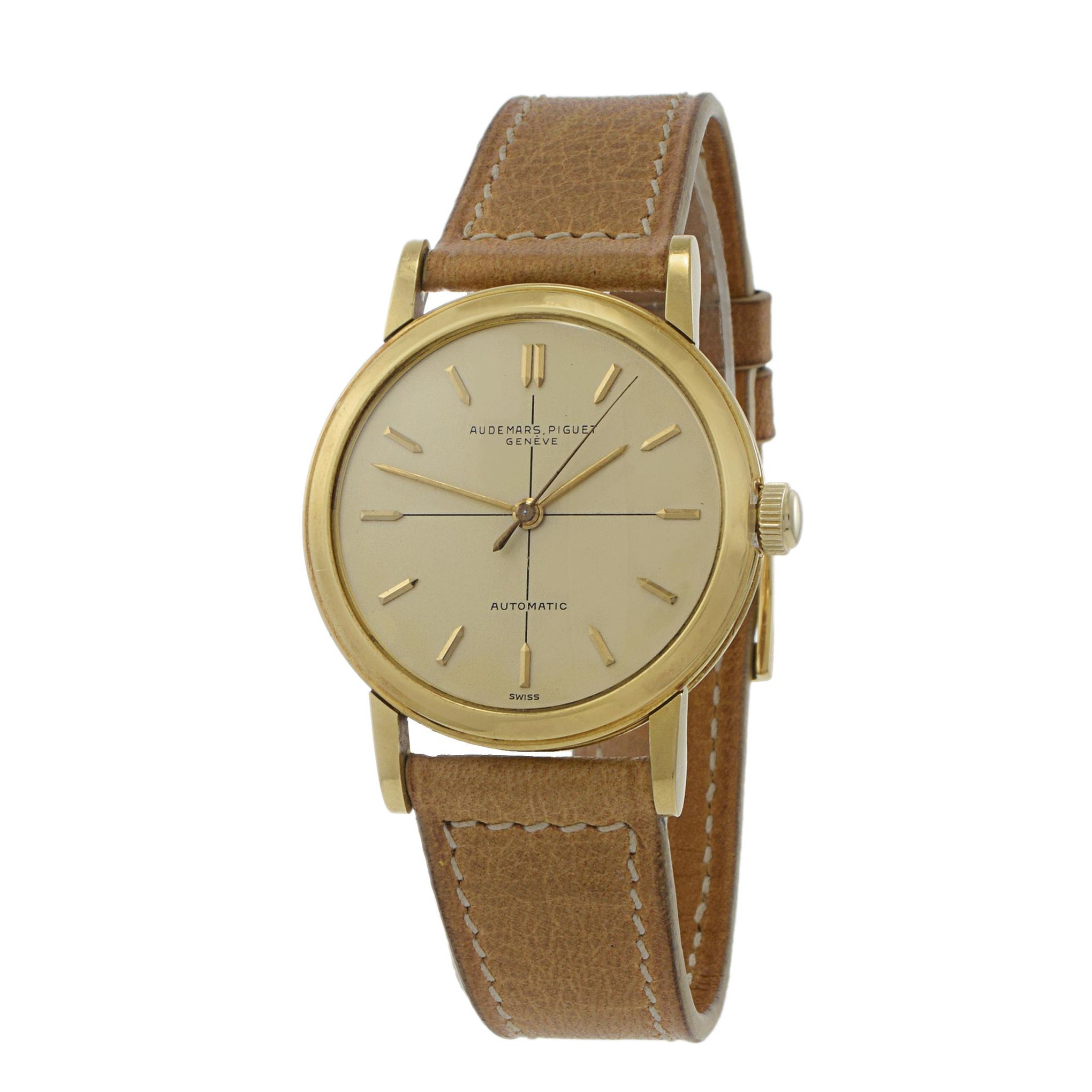 Vintage 1960'S Audemars Piguet 18KT Yellow Gold Automatic