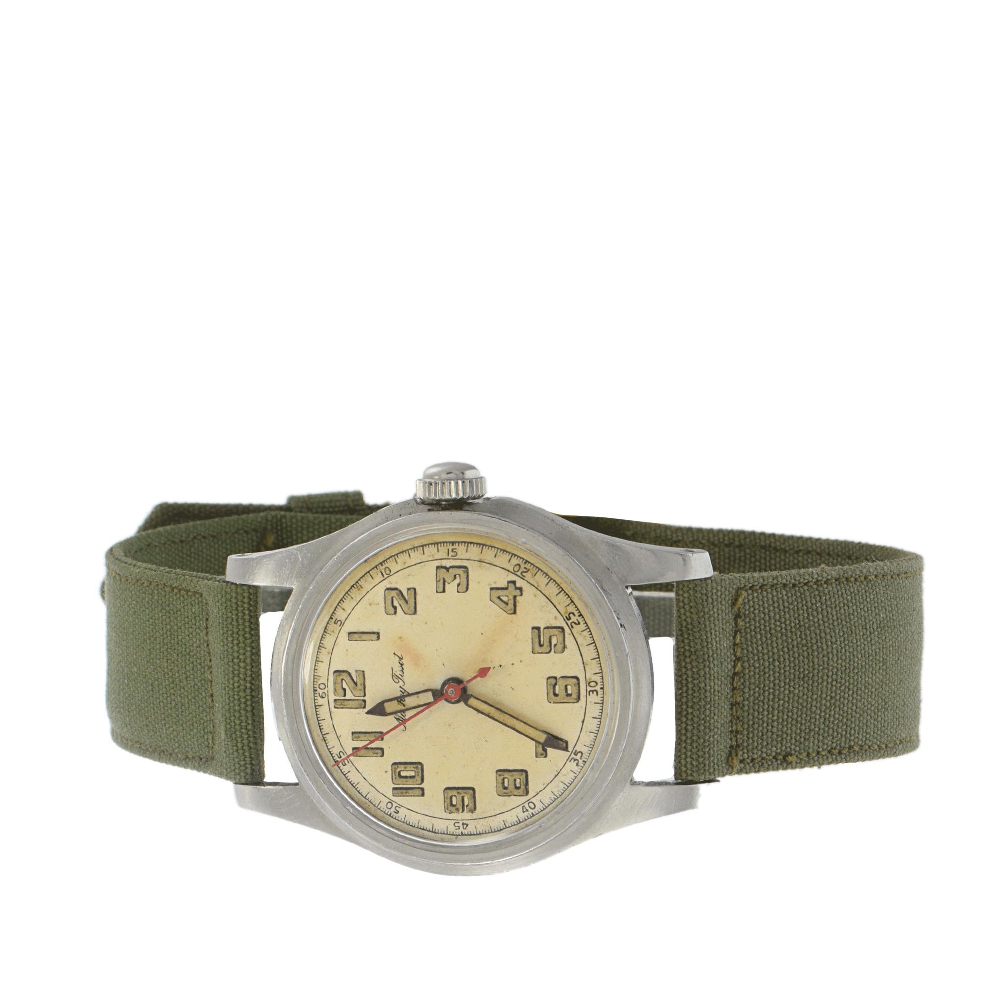 VINTAGE 1940'S MATHEY TISSOT MILITARY WATCH