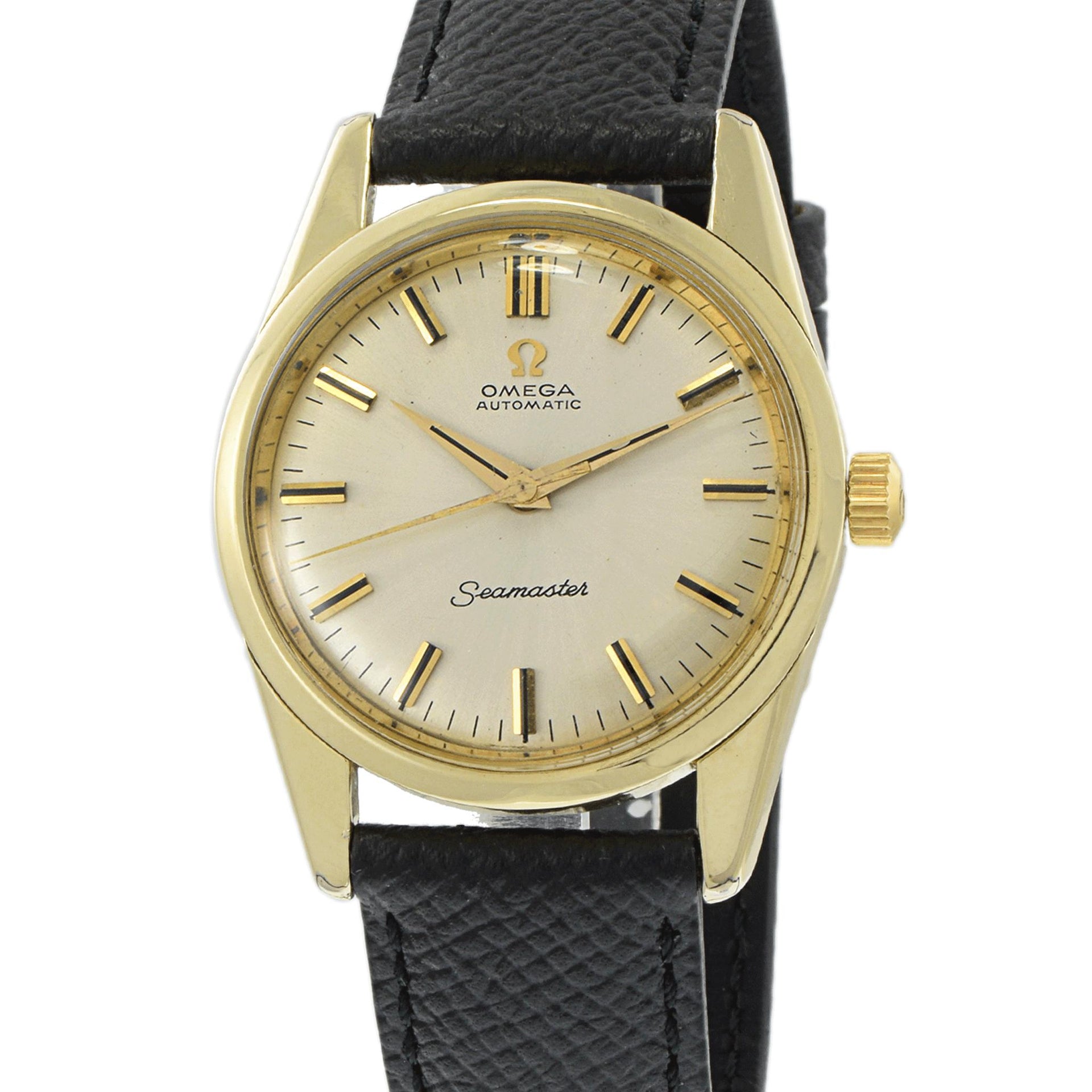 Vintage 1961 Omega Seamaster Gold Top Watch