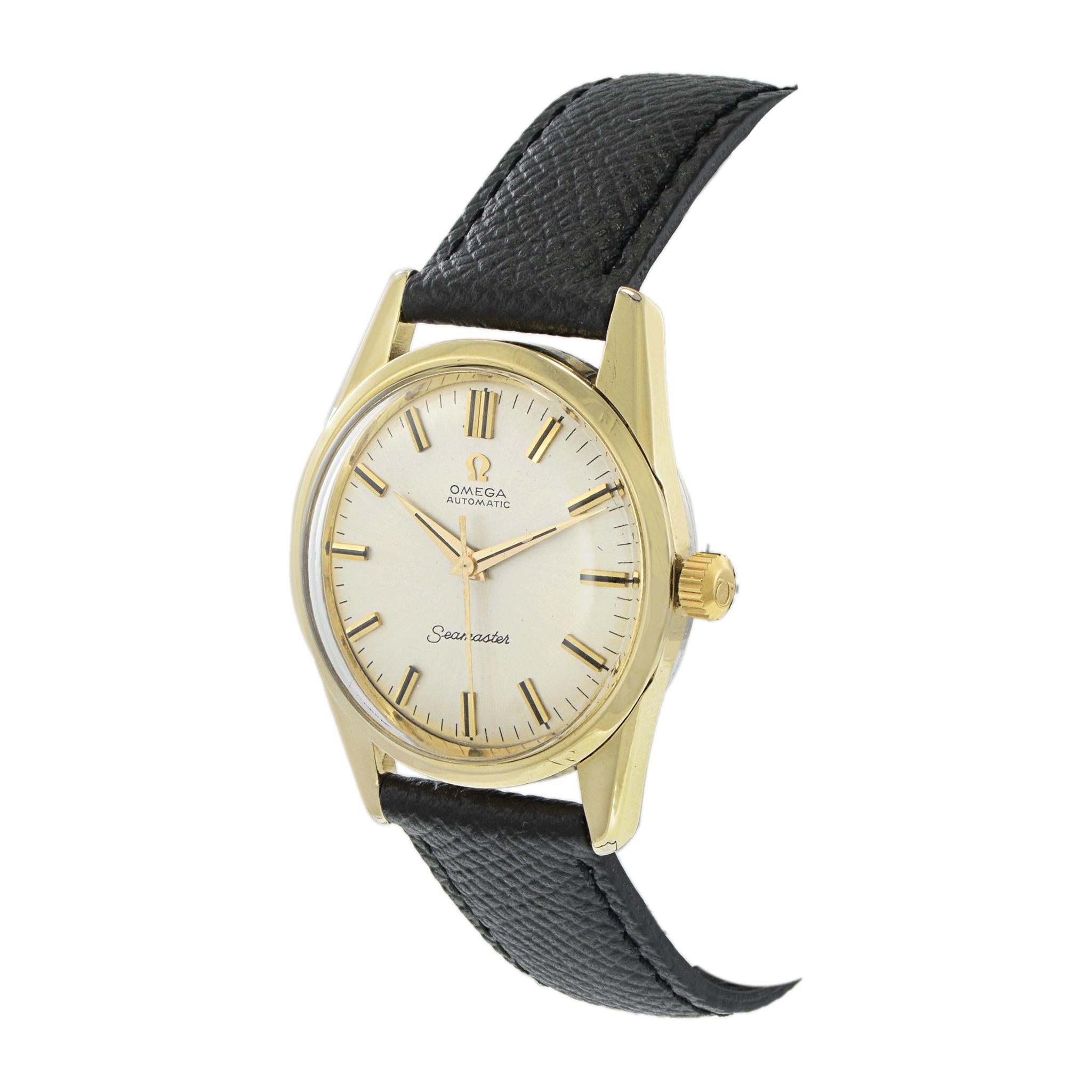 Vintage 1961 Omega Seamaster Gold Top Watch