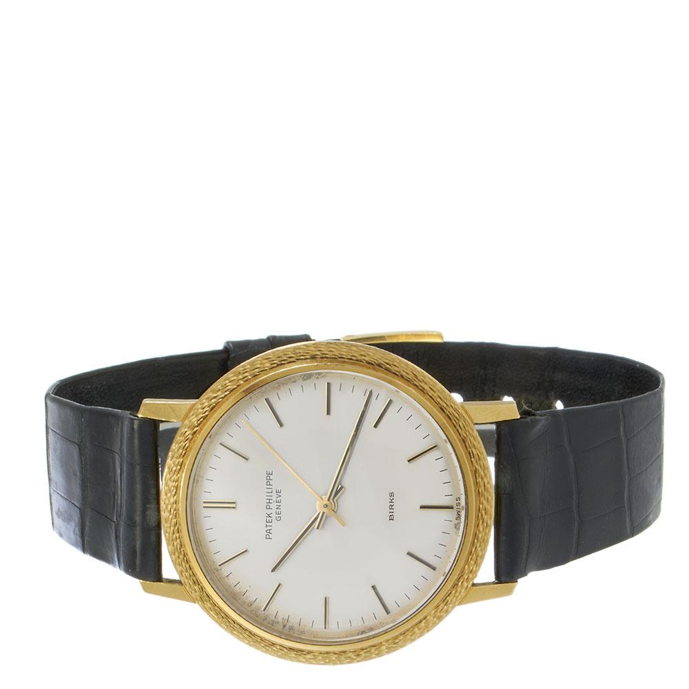 Patek Philippe Ref. 3569 18KT Yellow Gold Calatrava Automatic Double Signed Dial