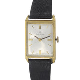 Vintage 1970s Bucherer 18KT Yellow Gold Rectangular Dress Watch – Manual Wind