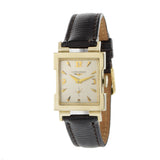 Vintage 1955 Longines 14K Yellow Gold Rectangular Dress Watch