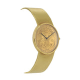 Vintage Corum Double Eagle 1901 Coin Watch 35MM 18KT Yellow Gold – Manual Wind