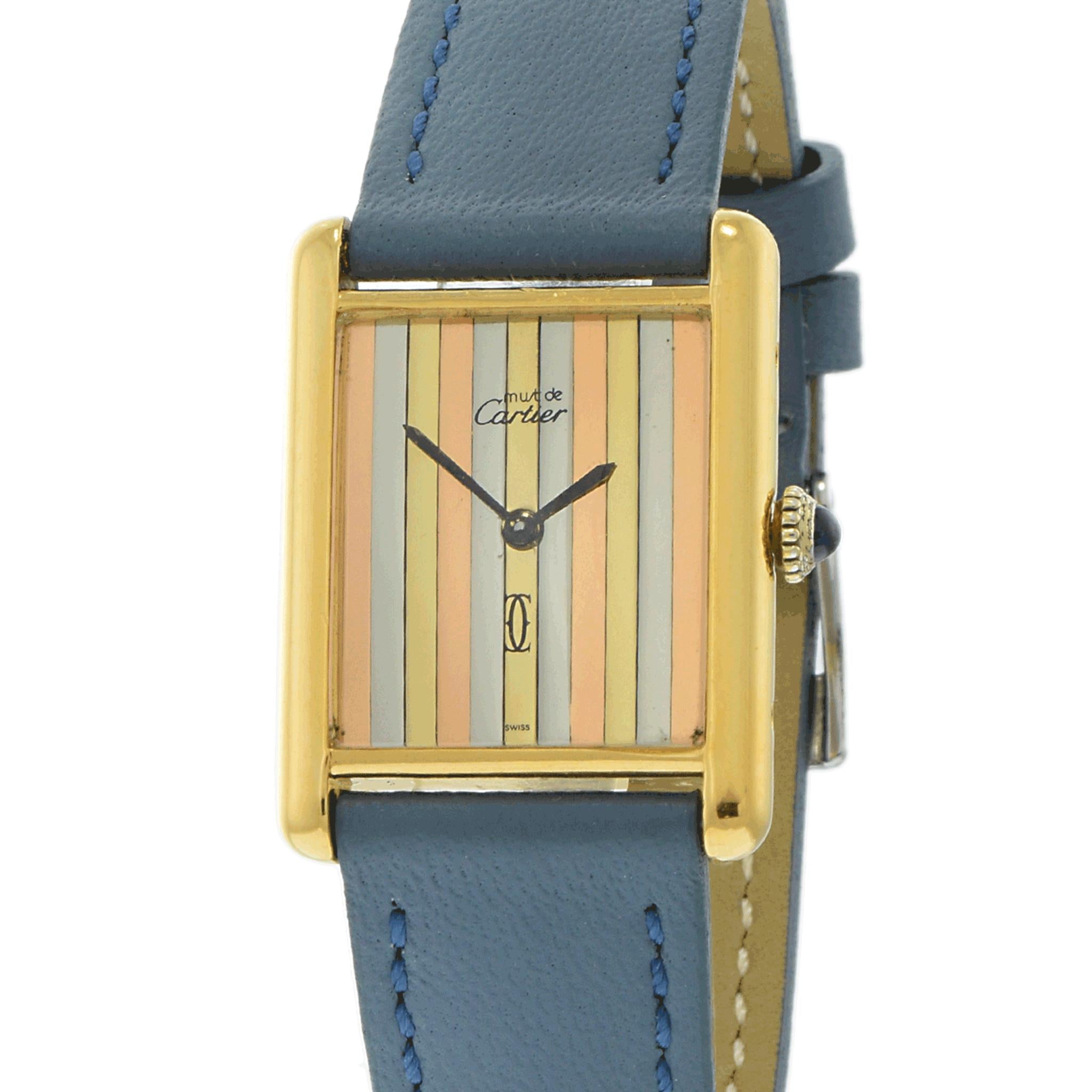 Vintage 1980s Must de Cartier Paris Mechanical Watch