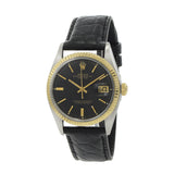 Vintage 1969 Rolex Datejust 1601 Black Dial