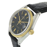 Vintage 1969 Rolex Datejust 1601 Black Dial