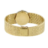 1980s Piaget 18KT Yellow Gold Watch with Lapis Dial