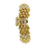 Goldie 18KT Yellow Gold and Diamond Vintage Lady’s Bombe Wristwatch