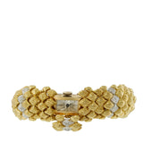 Goldie 18KT Yellow Gold and Diamond Vintage Lady’s Bombe Wristwatch