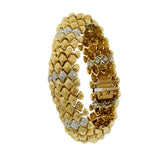 Goldie 18KT Yellow Gold and Diamond Vintage Lady’s Bombe Wristwatch