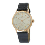 Vintage 1940s Vacheron Constantin 36MM Rose Gold Beige Dial