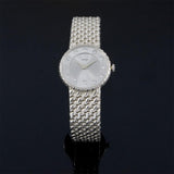 Vintage 1980s Piaget Ref. 4642P32 18KT White Gold Dress Watch – Diamond Dial