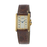 Vintage Cartier Must de Cartier Tank Vermeil-Beige Dial