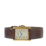 Vintage Cartier Must de Cartier Tank Vermeil-Beige Dial