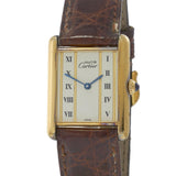 Vintage Cartier Must de Cartier Tank Vermeil-Beige Dial