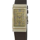 Longines Vintage 14KT White Gold Silver Dial 21.5 x 40.5MM – Manual Wind (1942)