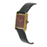 Vintage Cartier Must de Cartier Vermeil with Red Lacquer Dial – Mechanical