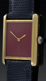 Vintage Cartier Must de Cartier Vermeil with Red Lacquer Dial – Mechanical