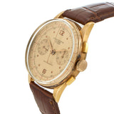 Vintage 1950s Chronograph Suisse 37MM 18KT Rose Gold