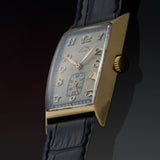 Vintage 1940's Patek Philippe Black Starr & Frost Watch 18KT Yellow Gold Watch