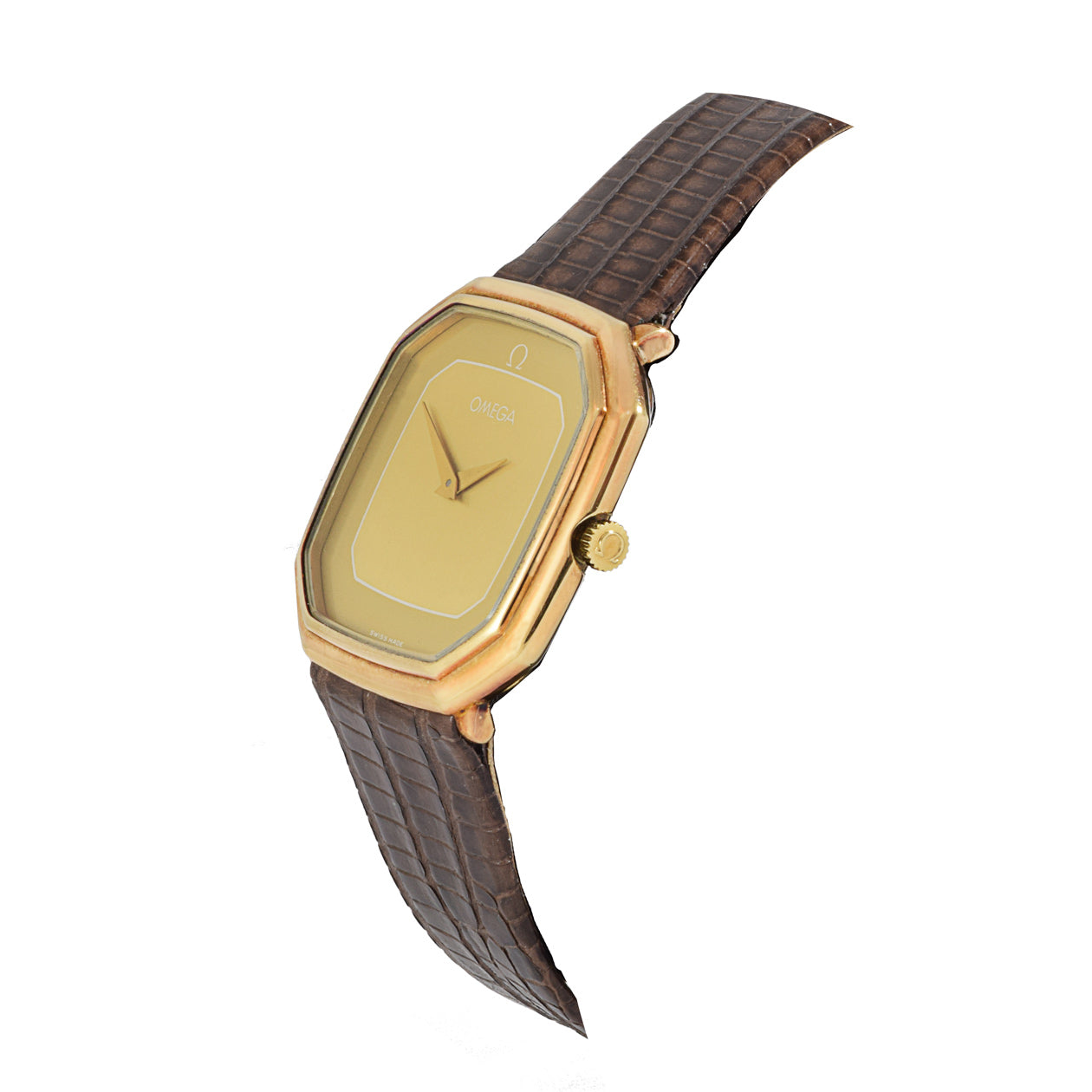 Vintage 1970 s Omega 14kt Gold Watch