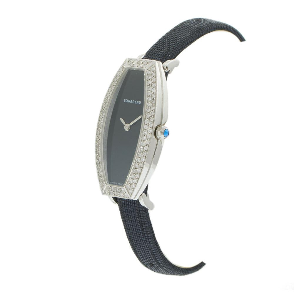 Tourneau Ladies Tonneau Watch – Quartz (Update Photos New Strap)