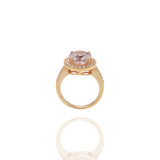 18KT Rose Gold And Diamond Morganite Ring