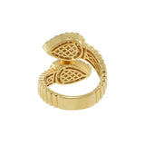 18KT Yellow Gold and Diamond Wrap Ring