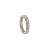 18KT White Gold Art Deco Diamond Eternity Band