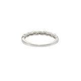 18KT White Gold Diamond Twisted Braid Ring