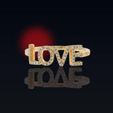 14KT Yellow Gold Diamond “LOVE” Ring