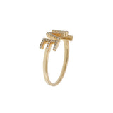 14KT Yellow Gold Diamond “LOVE” Ring