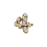 Vintage 14KT Yellow Gold Diamond Ring