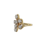 Vintage 14KT Yellow Gold Diamond Ring