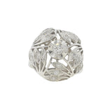 Vintage Retro Era Fancy Dome Diamond Ring