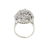 Vintage Retro Era Fancy Dome Diamond Ring