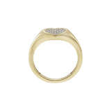 14KT Yellow Gold Heart Shaped Diamond Ring