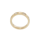 14KT Yellow Gold Scattered Marquise Diamond Band