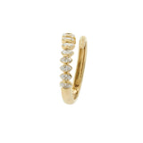 14KT Yellow Gold Marquise Diamond Finger Wrap Ring